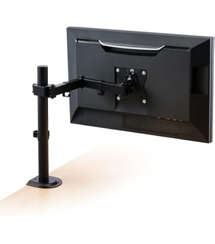 Amazon.co.jp: SilverStone モニターアーム ブラック SST-ARM23BS-L